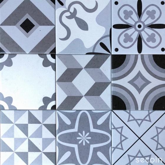 Gạch bông men gốm MIX 20114